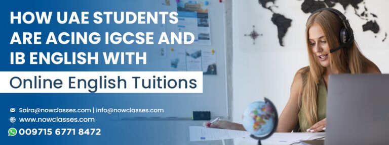 How UAE Students Are Acing IGCSE & IB English with Online English Tuitions