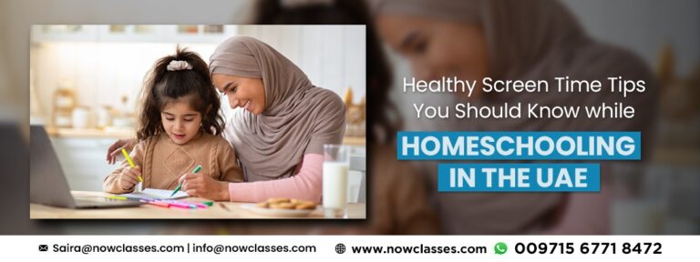 Healthy Screen Time Tips You Should Know While Homeschooling in the UAE