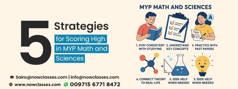 5 Strategies for Scoring High in MYP Math and Sciences