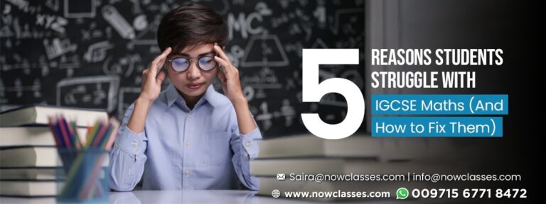5 Reasons Students Struggle with IGCSE Maths (And How to Fix Them)