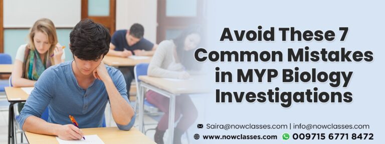 Avoid These 7 Common Mistakes in MYP Biology Investigations