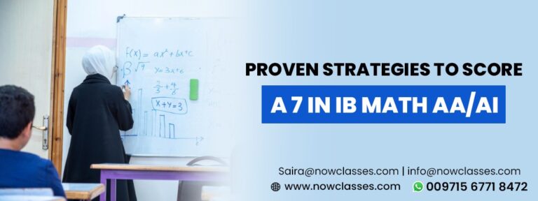 Proven Strategies to Score a 7 in IB Math AA/AI