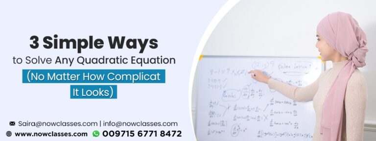 3 Simple Ways to Solve Any Quadratic Equation (No Matter How Complicated It Looks)